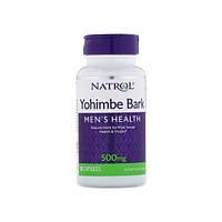 Йохимбе Natrol Yohimbe Bark 500 mg 90 Caps VA, код: 7518039