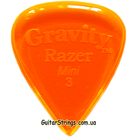 Медиатор Gravity Picks GRAM3P Razer Mini Jazz Polished 3.00 mm