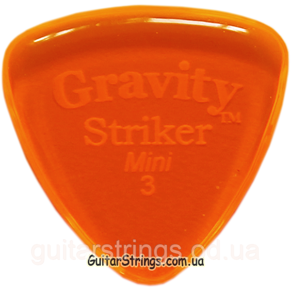 Медиатор Gravity Picks GSRM3P Striker Mini Jazz Polished 3.00 mm, фото 1