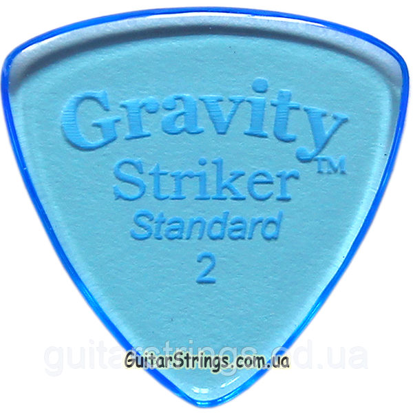 Медіатор Gravity Picks GSRS2P Striker Standard Polished 2.00 mm, фото 1