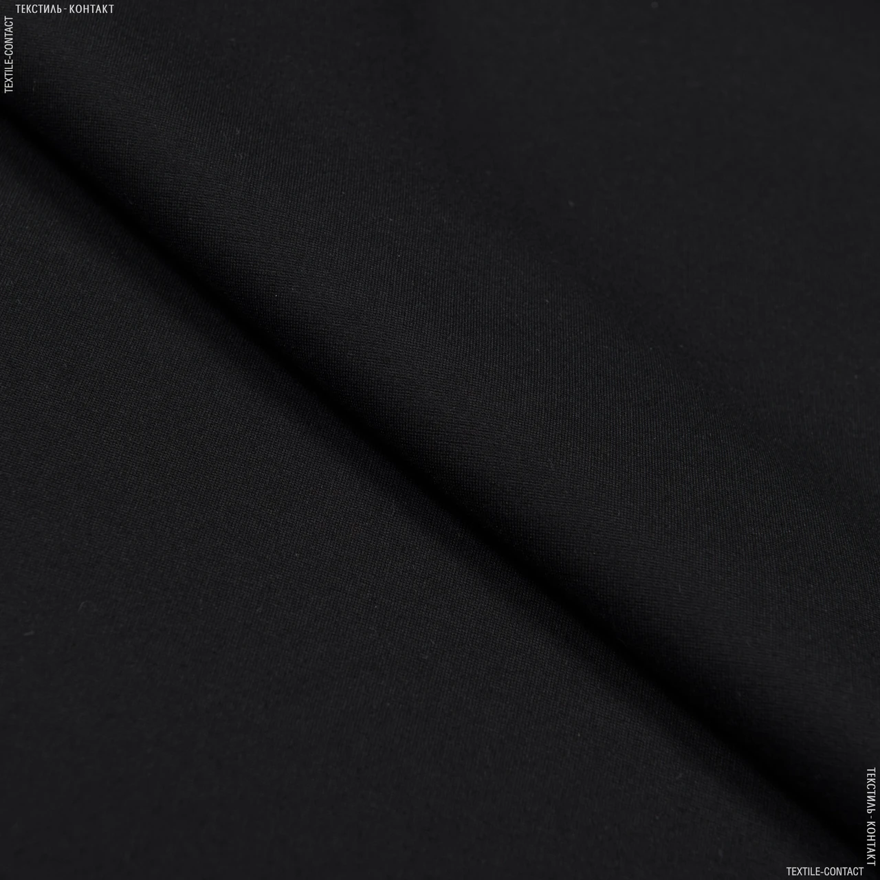 Тканина трикотаж джерсі алекс браш чорний (150см 283г/м² пог.м) 184583