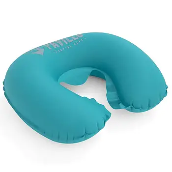 Дорожня надувна велюрова подушка під шию 36 х 31 х 11 см Bestway 69607 Подушка для подорожей