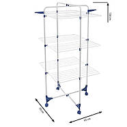 Сушарка для білизни підлогова Casa Si Athletic 3 White, фото 2