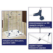 Сушарка для білизни підлогова Casa Si Athletic 3 White, фото 6