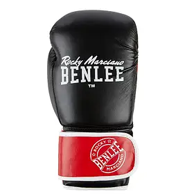 Перчатки боксерські Benlee CARLOS 10oz /PU/чо/червоно-червоно-білі