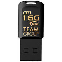 USB Flash накопитель Team 16GB C171 USB 2.0 black (TC17116GB01)