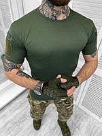 Тактическая футболка Single Sword, CoolPass, Khaki, оригинал хаки мужская