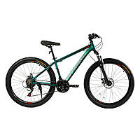 Велосипед Спортивный для подростка рост 147-162 см 27,5 дюймов Corso Legend Зеленый