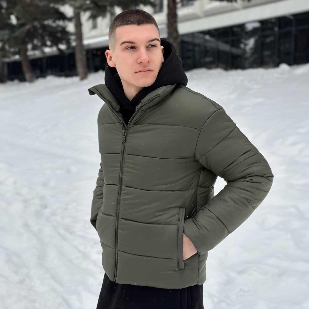 Куртка чоловіча зимова без каптура, Температурний режим від -5 до -20 (° C), фото 1