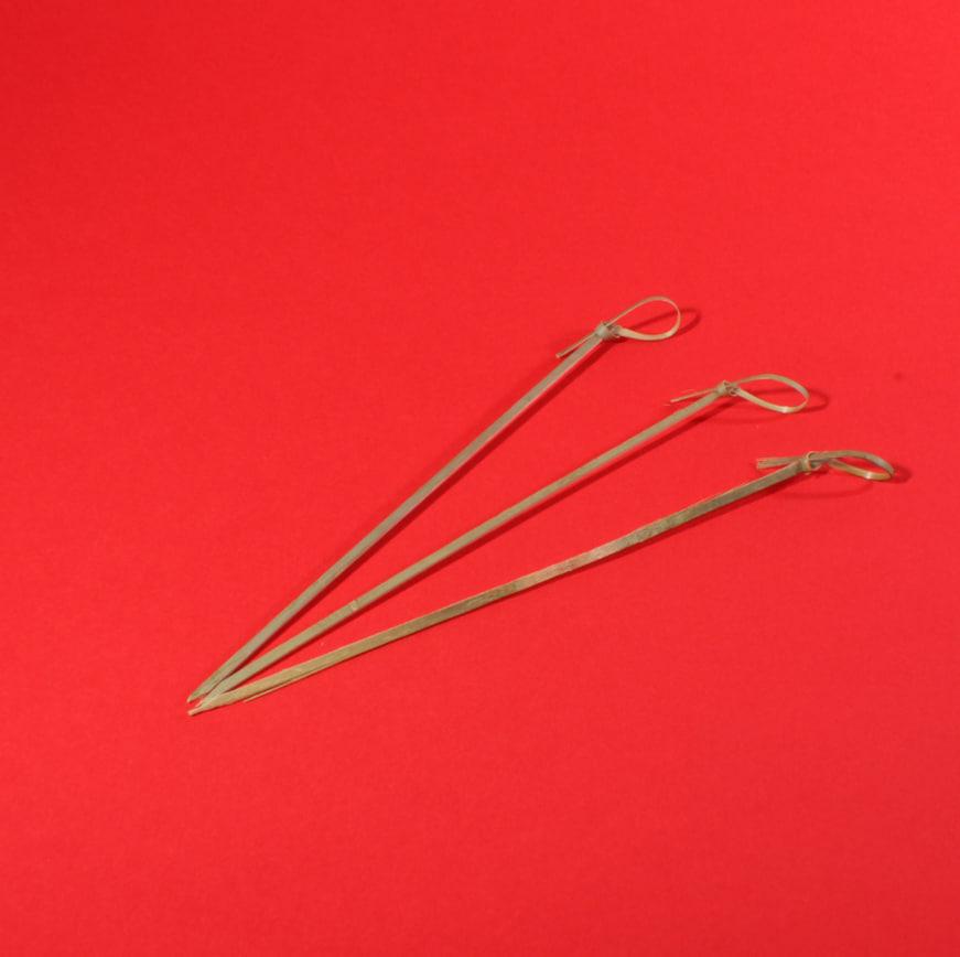 Шпажка бамбукова "вузел" 12 см. 100 шт.