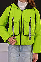 Куртка женская демисезонная салатовая код П580