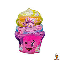 Вязкая масса "fluffy slime", упаковка 500 мл, детская игрушка, розовый, от 5 лет, Danko Toys FLS-02-01U(Pink)