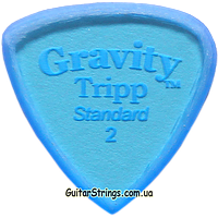 Медиатор Gravity Picks GTRS2M Tripp Standard Unpolished 2.00 mm