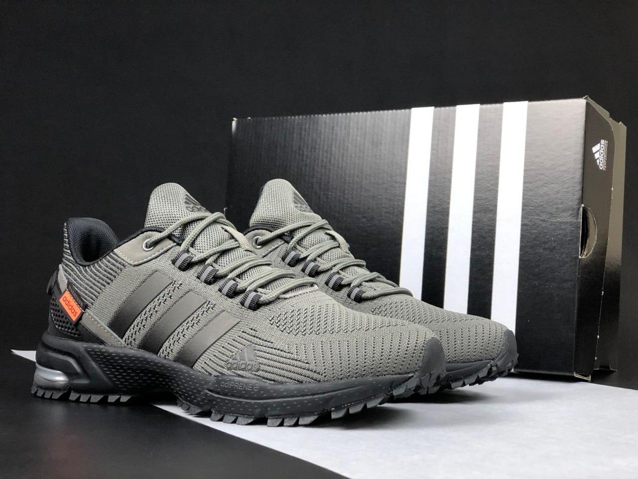 Чоловічі кросівки Adidas Marathon TR Khaki (Хакі) Взуття Адідас Маратон текстиль сітка демісезон