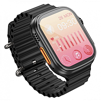 Тор! Смарт-часы с функцией разговора Hoco Smart Watch Y12 Ultra Чёрные