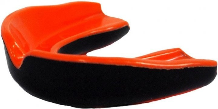 Капа боксерська PowerPlay 3315 SR Оранжево-Чорна зі смаком м'яти - фото 2 - id-p2078953581