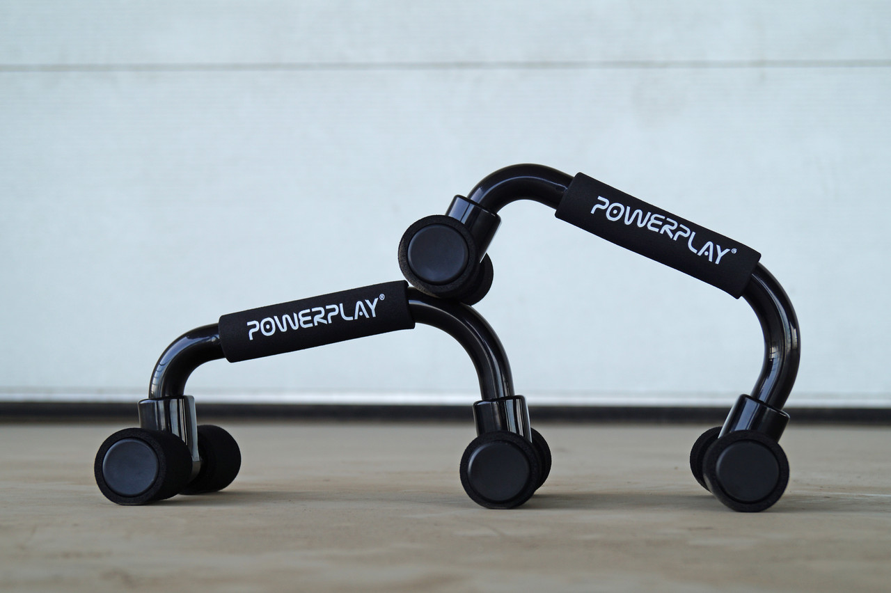 Упори для віджимань PowerPlay 4316 Push Up Bars пластикові (Скошені) - фото 3 - id-p2078953626