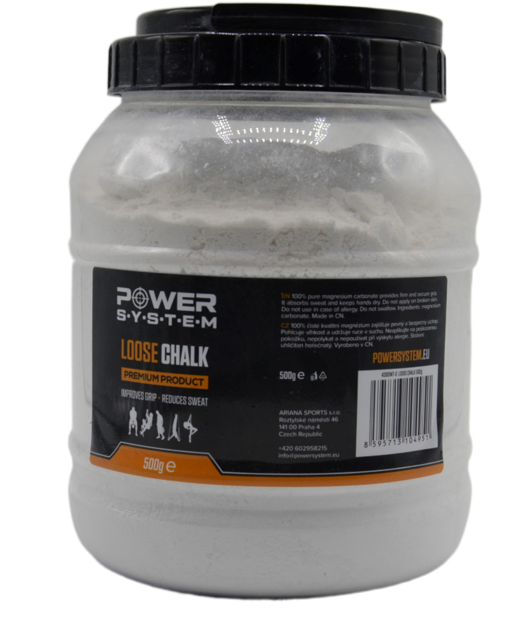 Магнезія спортивна суха PowerSystem PS-4090 Powder Chalk 500 г. - фото 5 - id-p2078955721
