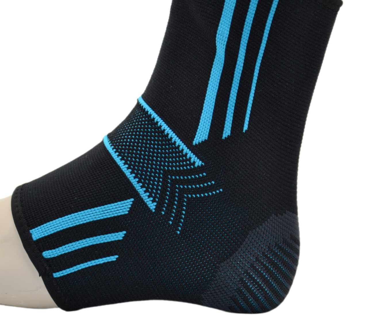 Бандажі на гомілкостоп Power System PS-6022 Ankle Support Evo Black/Blue (2шт.) XL - фото 4 - id-p2078955765