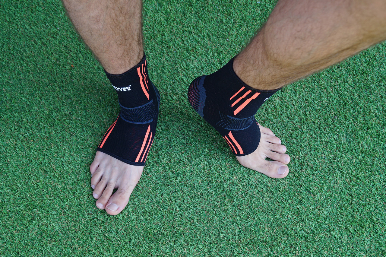 Бандажі на гомілкостоп Power System PS-6022 Ankle Support Evo Black/Orange (2шт.) XL - фото 10 - id-p2078955768