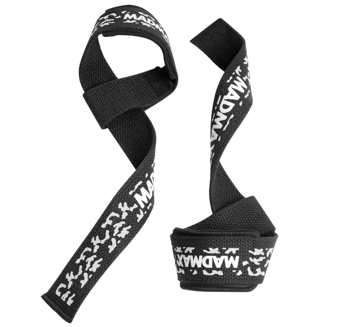 Лямки для тяги MadMax Camo Power Wrist Straps Camo/White - фото 1 - id-p2078966680