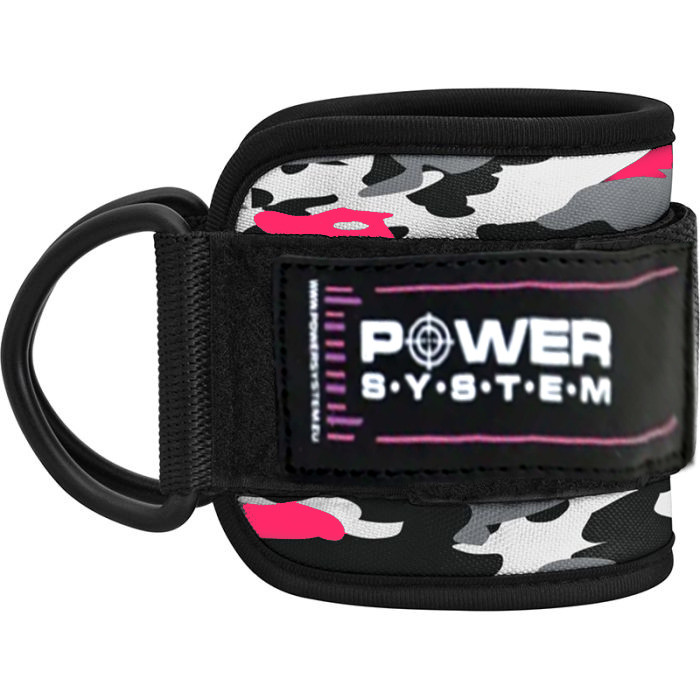 Манжети на щиколотку Power System PS-3470 Ankle Strap Camo Pink/Black - фото 3 - id-p2078958282