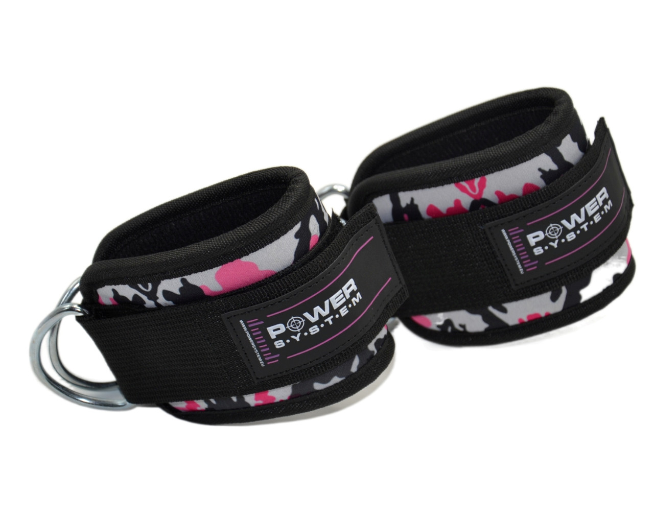 Манжети на щиколотку Power System PS-3470 Ankle Strap Camo Pink/Black - фото 5 - id-p2078958282