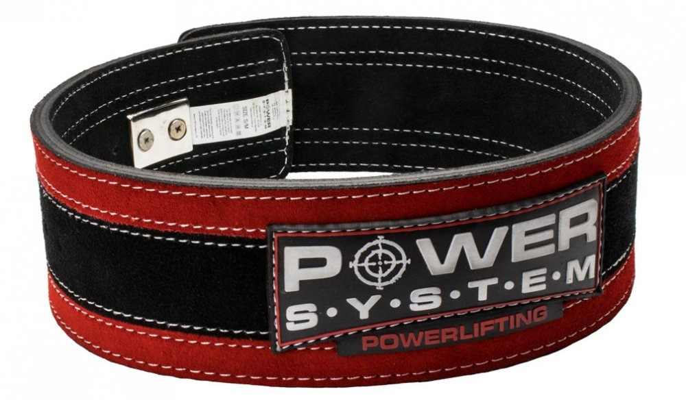 Пояс для важкої атлетики Power System Stronglift PS-3840 Black/Red S/M - фото 1 - id-p2078967912