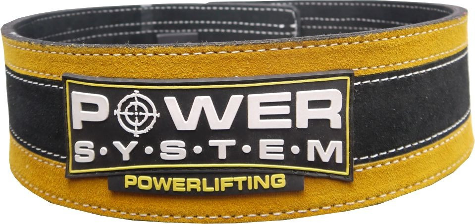 Пояс для важкої атлетики Power System Stronglift PS-3840 Black/Yellow L/XL - фото 1 - id-p2078967915