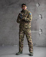 Тактический зимний костюм на флисе Level 7 камуфляж мультикам, HSafari, размер L