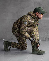 Тактический зимний костюм на флисе Level 7 камуфляж мультикам, HSafari, размер XL