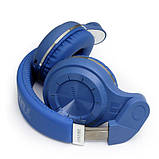 Бездротові навушники Bluedio T2+, сині, фото 3