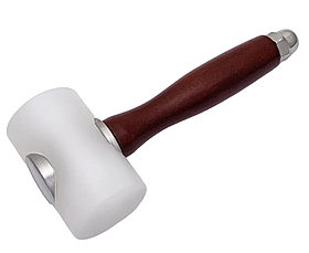 Молоток нейлоновий колотушка ВЕЛИКИЙ темна ручка