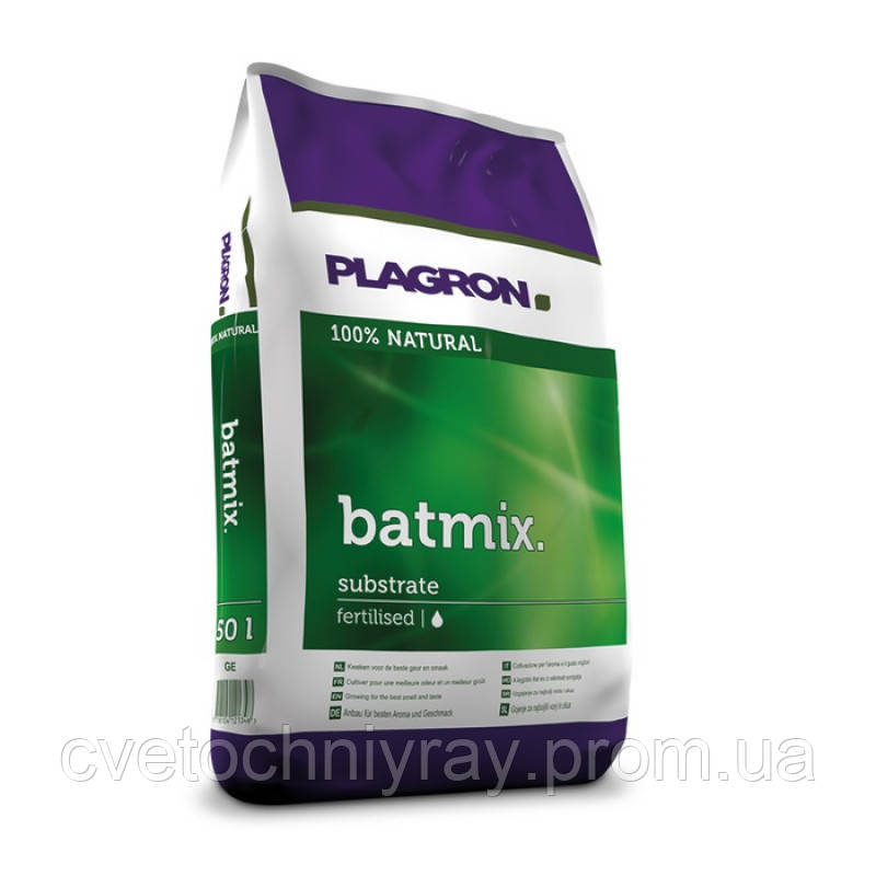Торфяний грунт Plagron Batmix з гуано 1л (ручне фасування)