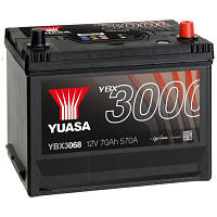 Акумулятор автомобільний Yuasa 12 V 72 Ah SMF Battery (YBX3068)