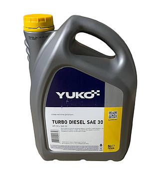 Олива моторна М-10ДМ (SAE30) TURBO DIESEL (5 л.) (вир-во YUKO)