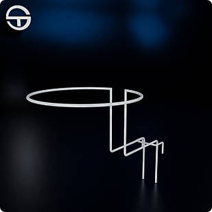 Полиця для головниx уборів-135, білий. Полиця для головних уборів, навіс на торговельну сітку. Обладнання для торгівлі