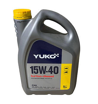 Олива моторна 15W-40 TURBO DIESEL (5 л.) (вир-во YUKO)