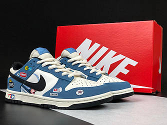 Чоловчі кросівки Nike SB Dunk Low Jackman Wheels (Бежеві) Взуття Найк СБ Данк Лоу Сузукі шкіра демісезон