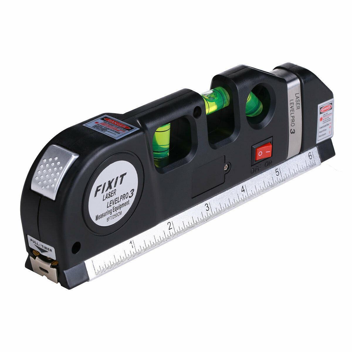 Лазерный уровень c рулеткой и линейкой level meter - фото 2 - id-p2079022976