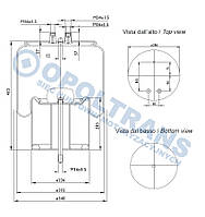 Пневморесора 4912NP07 RVI AE,Pre.kpl/T/Sabo