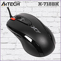 Мышка игровая A4Tech X-718BK USB (Black)