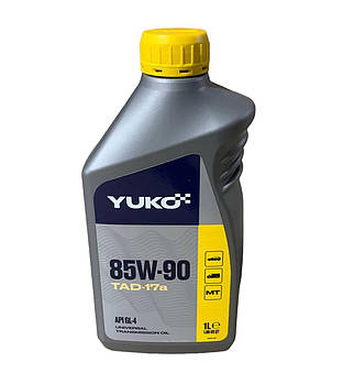 Олива трансмісійна ТАД-17і (GL-4, SAE 85W-90) (1 л.) (вир-во YUKO)