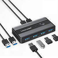 Коммутатор Lemorele 2 In 4 Out USB 3.0 USB KVM Switch