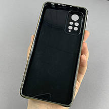 Чохол для Xiaomi Redmi Note 12 Pro чохол із золотою рамкою на телефон сяомі редмі нот 12 про чорний h7y, фото 2