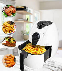 Мультипіч Аарофритюрниця для смаження без масла Airfryer 4,5Л 1300 W Domotec MS 322O Біл