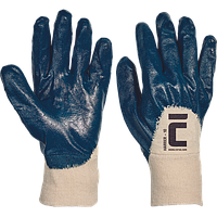 Перчатки покрытые нитрилом HARRIER синие