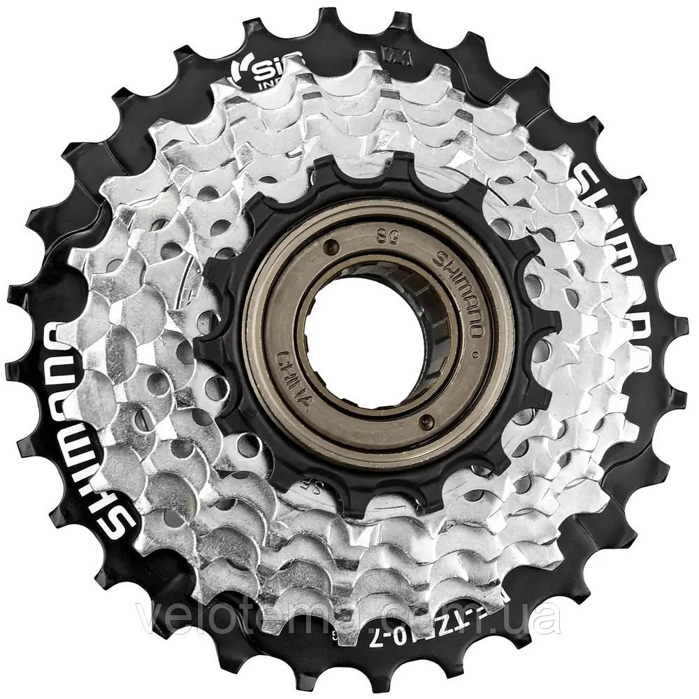 Тріскачка на велосипед Shimano MF-TZ510, 14-28Т, 7-швидкостей, коричневий