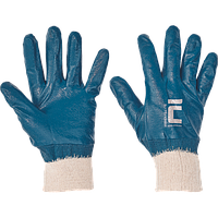 Перчатки покрытые нитрилом HARRIER FULL синие