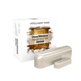 Датчик відчинення дверей/вікна кремовий FIBARO Door/Window Sensor Pearl powder — FIB_FGK-104